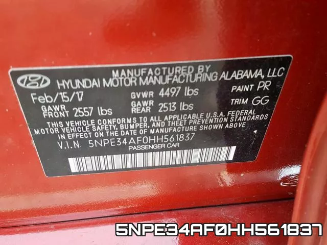 5NPE34AF0HH561837 фото 2