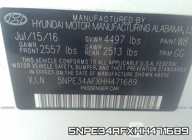 5NPE34AFXHH471689 фото 10