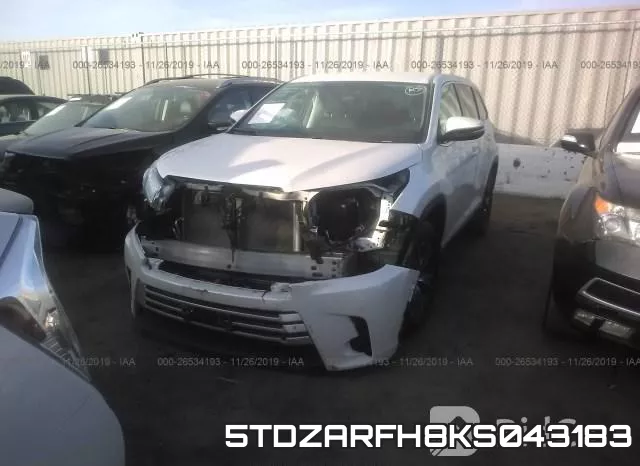 5TDZARFH8KS043183 фото 3