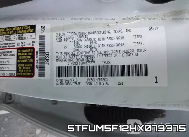 5TFUM5F12HX073375 фото 10