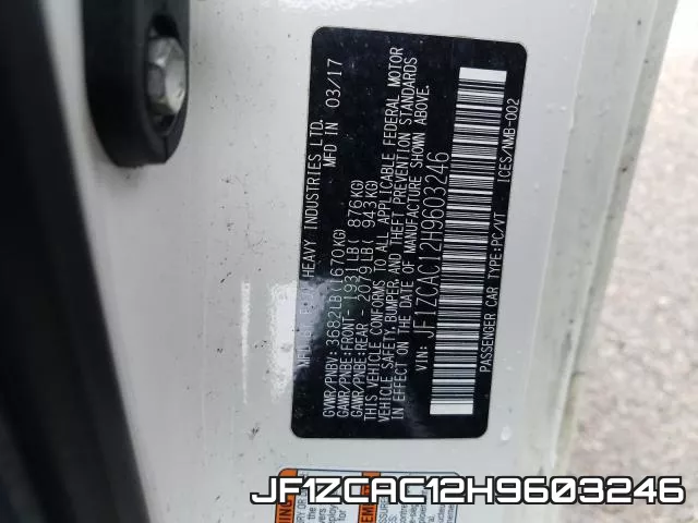 JF1ZCAC12H9603246 фото 2