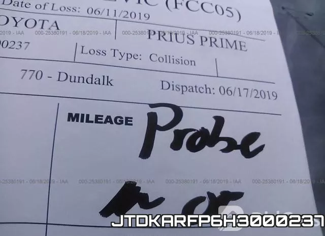 JTDKARFP6H3000237 фото 8
