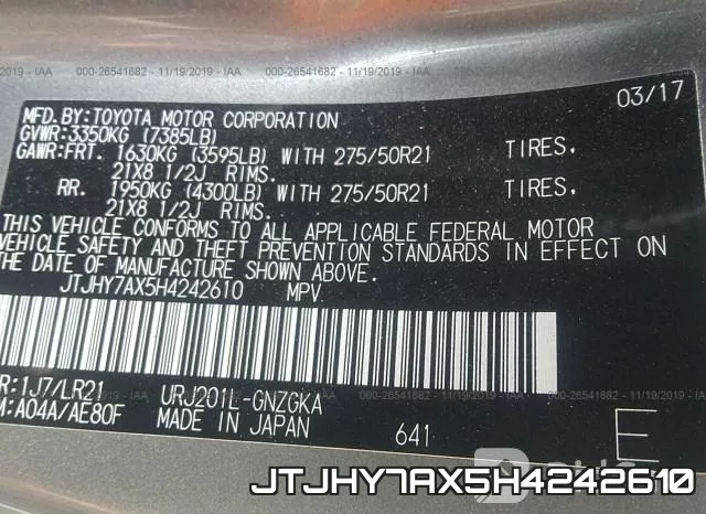 JTJHY7AX5H4242610 фото 10