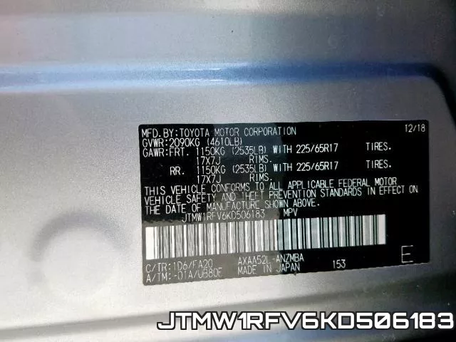 JTMW1RFV6KD506183 фото 2