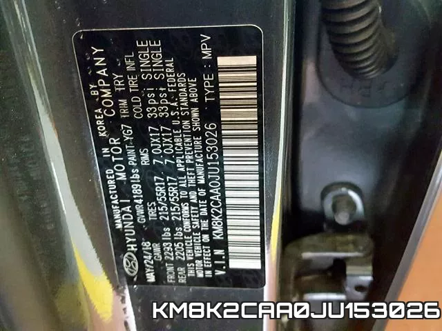 KM8K2CAA0JU153026 фото 2