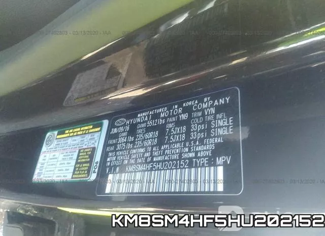 KM8SM4HF5HU202152 фото 10