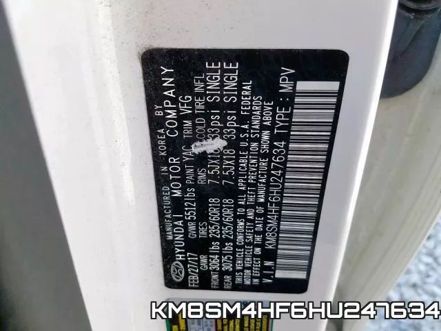 KM8SM4HF6HU247634 фото 2