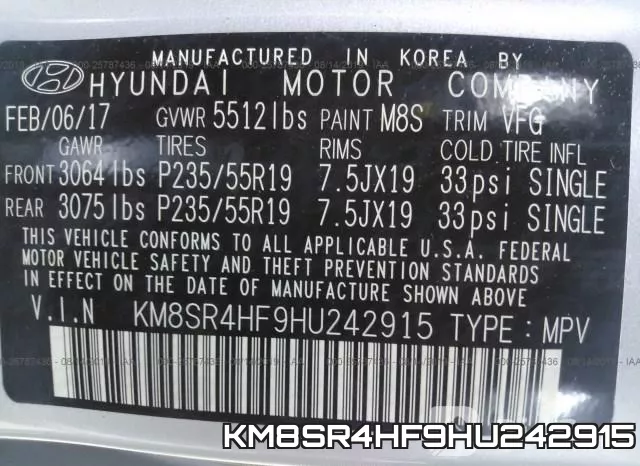 KM8SR4HF9HU242915 фото 10