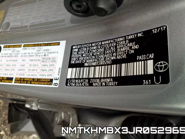 NMTKHMBX3JR052965 фото 2