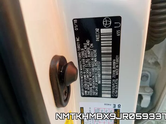 NMTKHMBX9JR059337 фото 2
