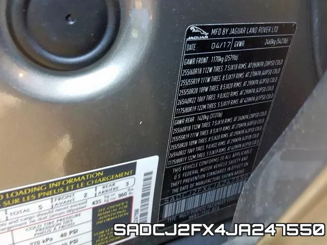 SADCJ2FX4JA247550 фото 2