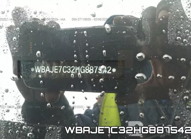 WBAJE7C32HG887542 фото 10