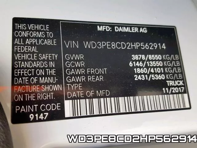 WD3PE8CD2HP562914 фото 2