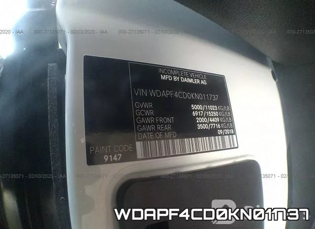 WDAPF4CD0KN011737 фото 9