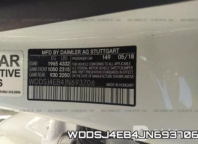 WDDSJ4EB4JN693706 фото 10