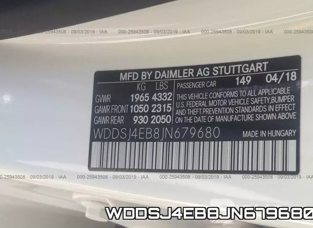 WDDSJ4EB8JN679680 фото 10