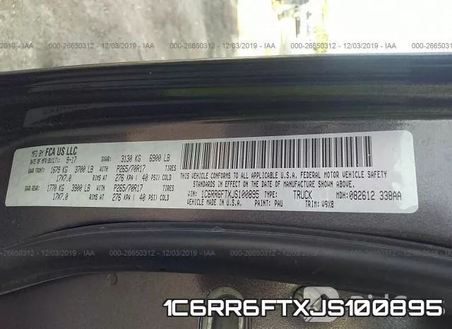 1C6RR6FTXJS100895 фото 10