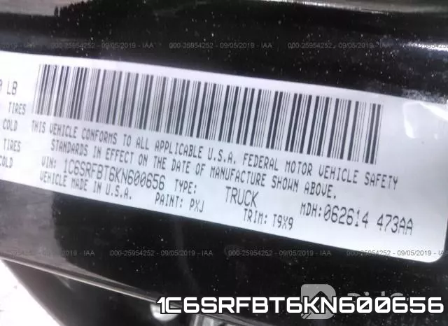 1C6SRFBT6KN600656 фото 10