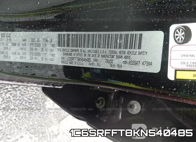 1C6SRFFT8KN540485 фото 10