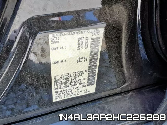 1N4AL3AP2HC226288 фото 2