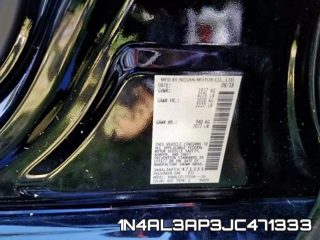 1N4AL3AP3JC471333 фото 2