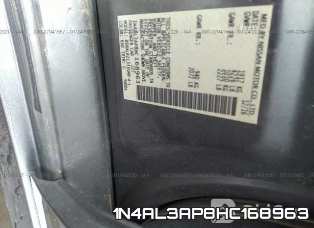 1N4AL3AP8HC168963 фото 10