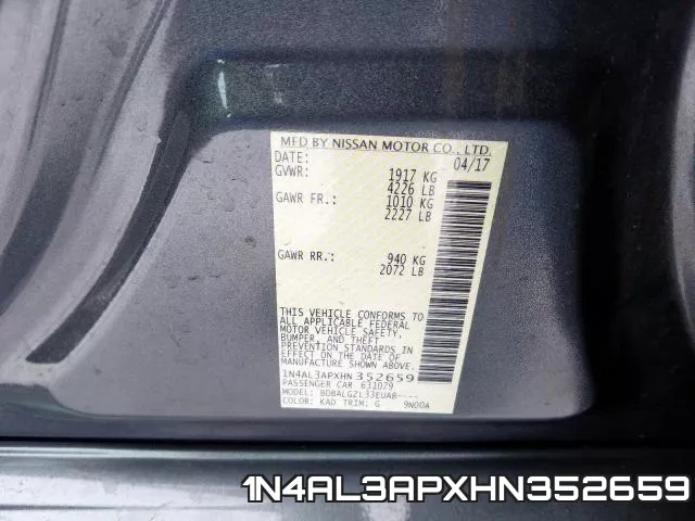 1N4AL3APXHN352659 фото 2