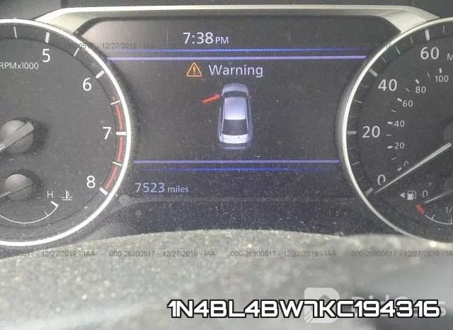 1N4BL4BW7KC194316 фото 8