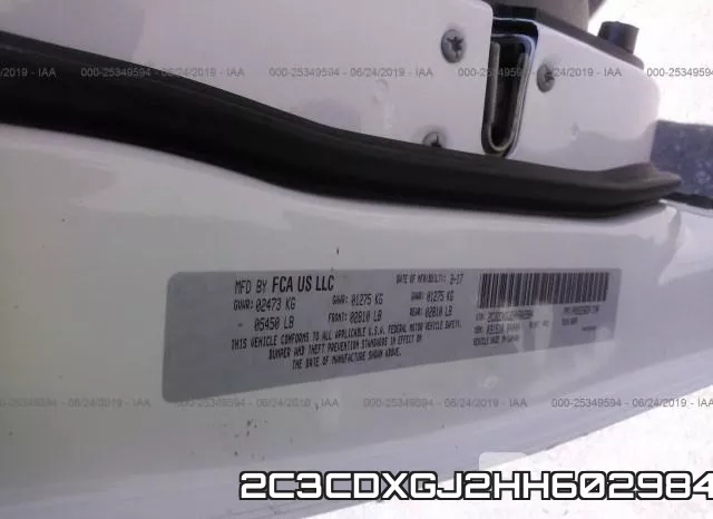 2C3CDXGJ2HH602984 фото 10