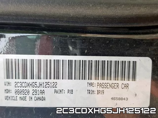 2C3CDXHG5JH125122 фото 2