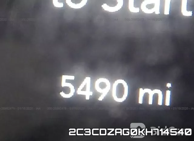 2C3CDZAG0KH714540 фото 8