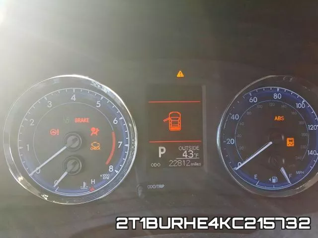 2T1BURHE4KC215732 фото 9