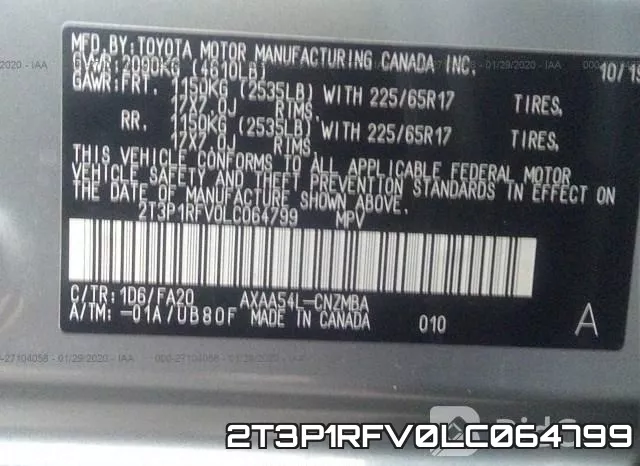 2T3P1RFV0LC064799 фото 10