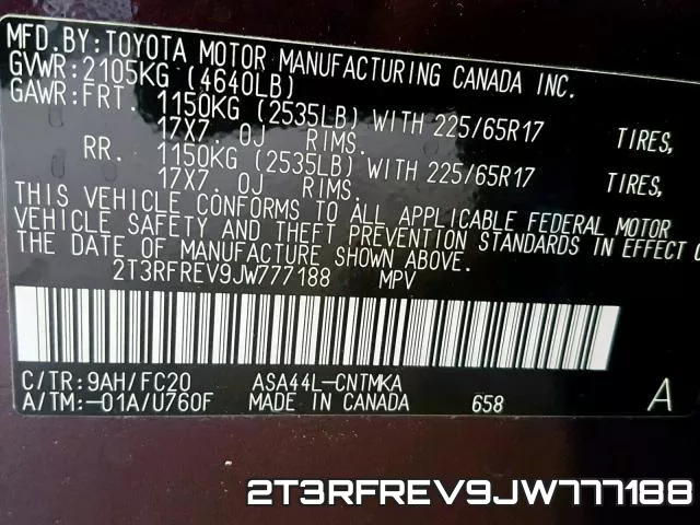 2T3RFREV9JW777188 фото 2