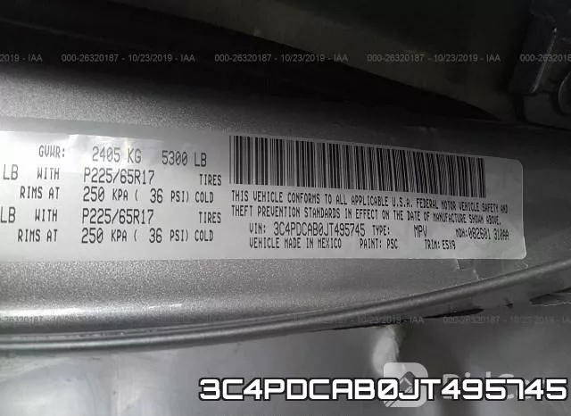 3C4PDCAB0JT495745 фото 10