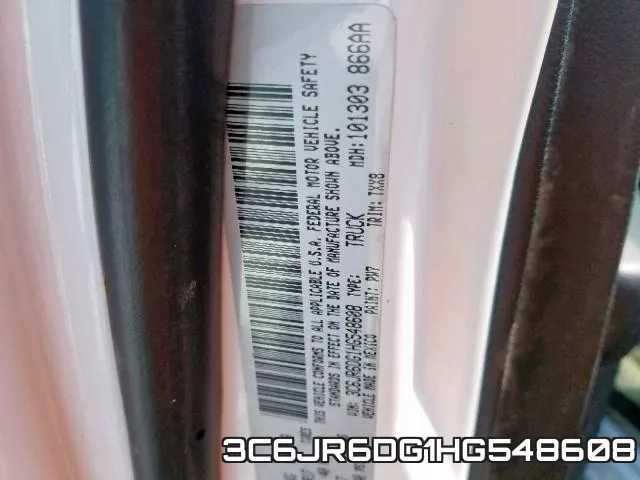 3C6JR6DG1HG548608 фото 2