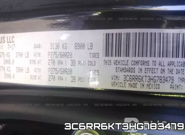 3C6RR6KT3HG783479 фото 10