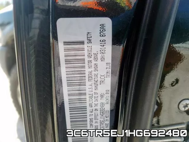 3C6TR5EJ1HG692480 фото 2