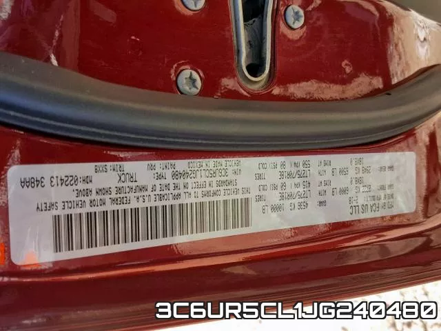 3C6UR5CL1JG240480 фото 2