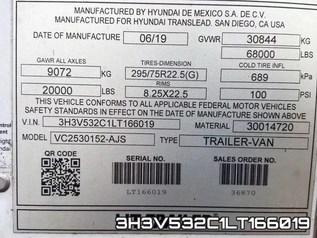 3H3V532C1LT166019 фото 2