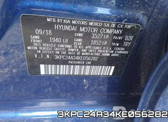 3KPC24A34KE056282 фото 10