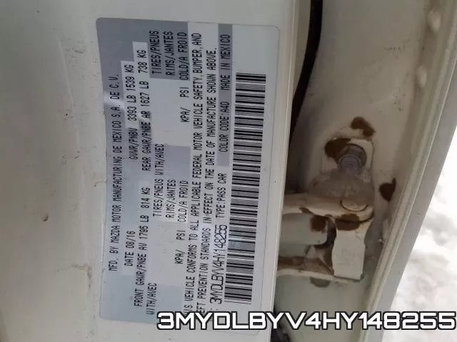 3MYDLBYV4HY148255 фото 2