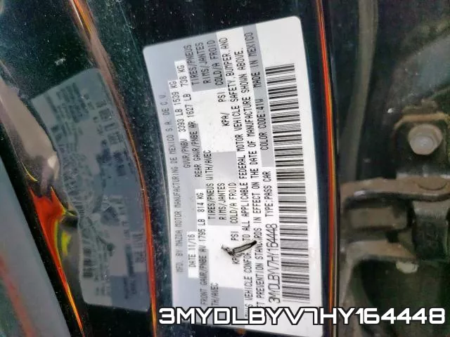 3MYDLBYV7HY164448 фото 2