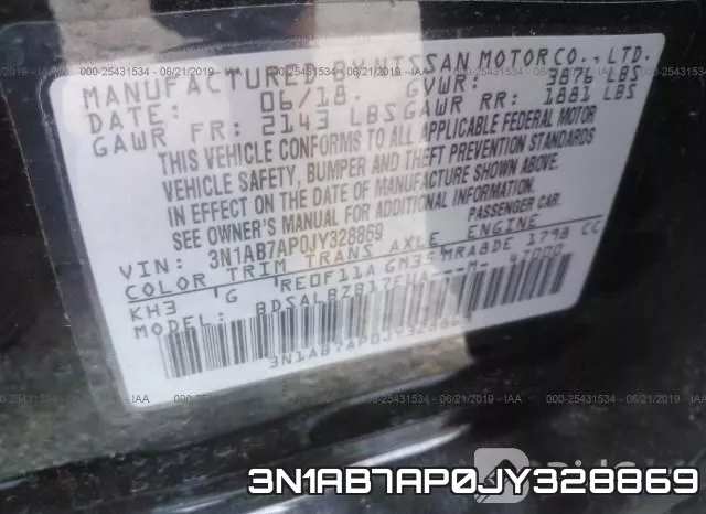 3N1AB7AP0JY328869 фото 10