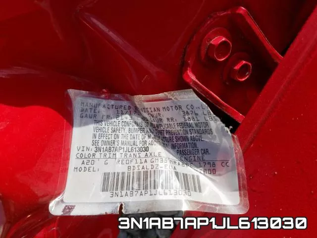 3N1AB7AP1JL613030 фото 2