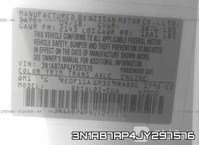 3N1AB7AP4JY297576 фото 10