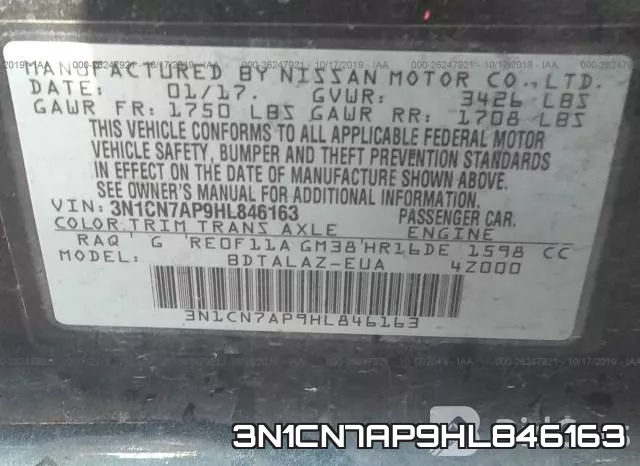 3N1CN7AP9HL846163 фото 10