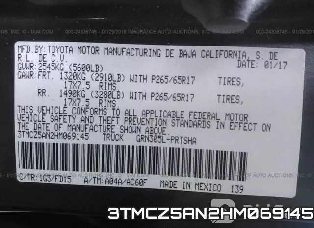 3TMCZ5AN2HM069145 фото 10
