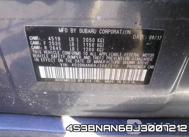 4S3BNAN68J3007212 фото 10