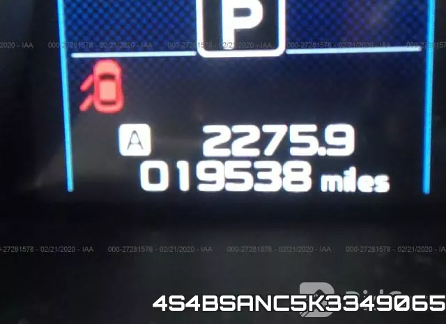 4S4BSANC5K3349065 фото 8